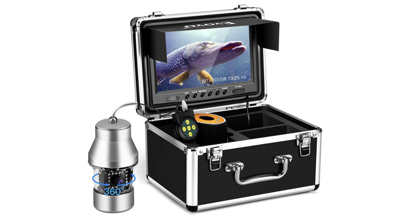 Eyoyo Underwater Fishing Camera Video Fish Finder DVR Function 9 inch