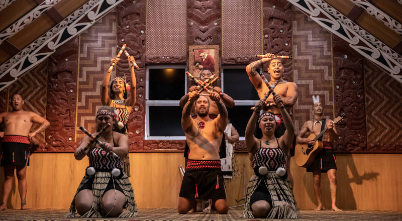 Nightly live performances at Te Puia allow visitors to experience Maori culture