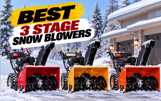 Best 3 Stage Snow Blowers