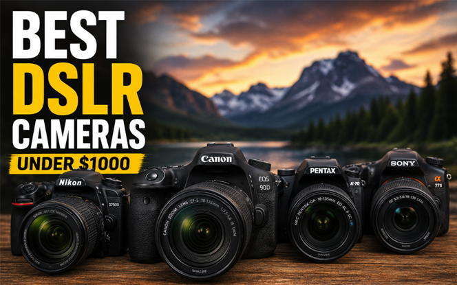Best DSLR Cameras Under 1000
