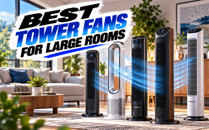 Best Tower Fans For Large Rooms